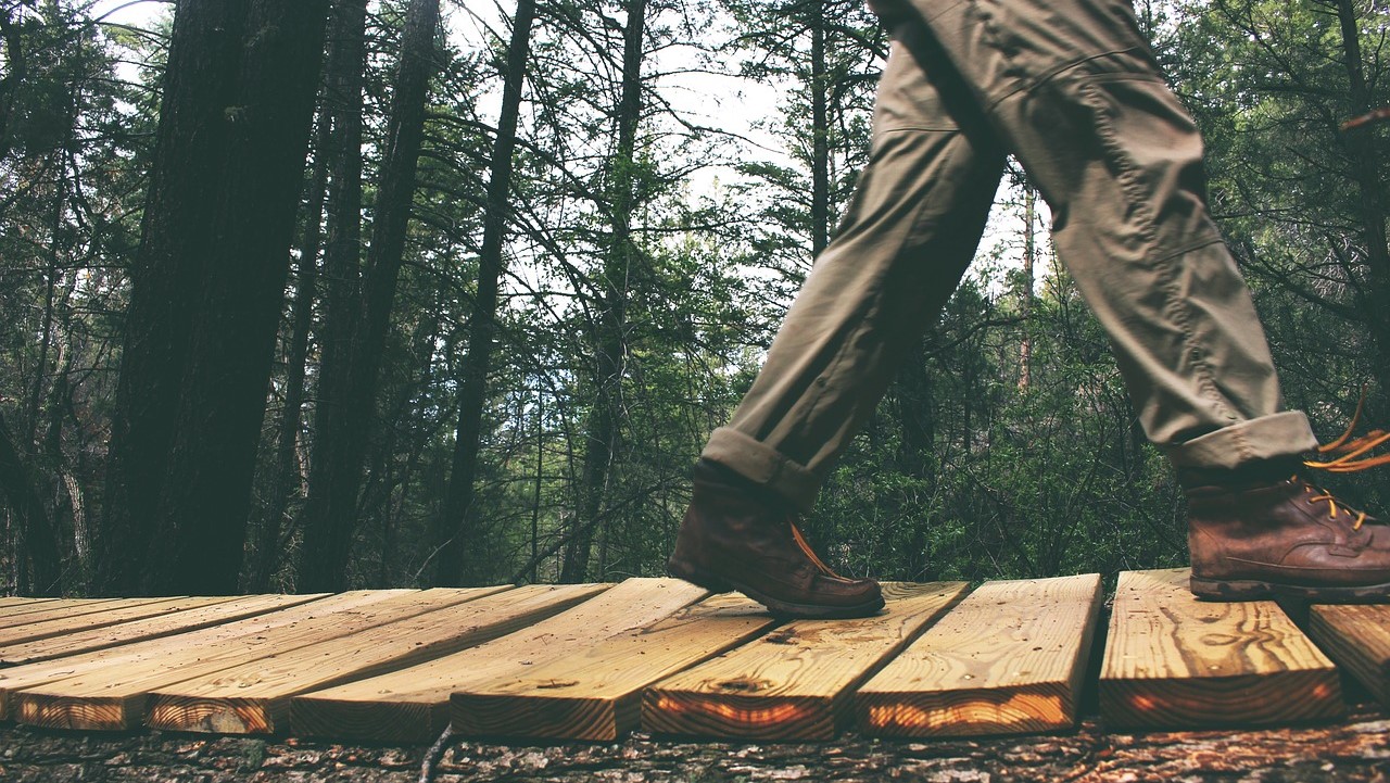 Men's dark brown boots